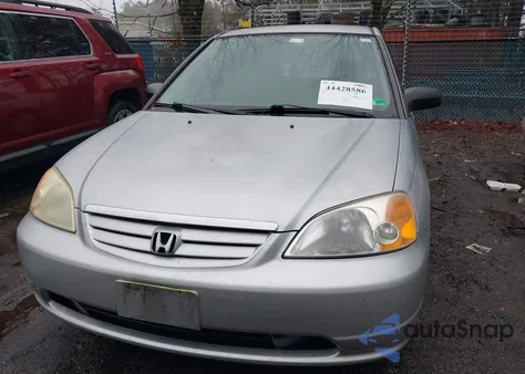 2003 Honda Civic Lx z USA, uszkodzony, nr VIN 2HGES16663H569132